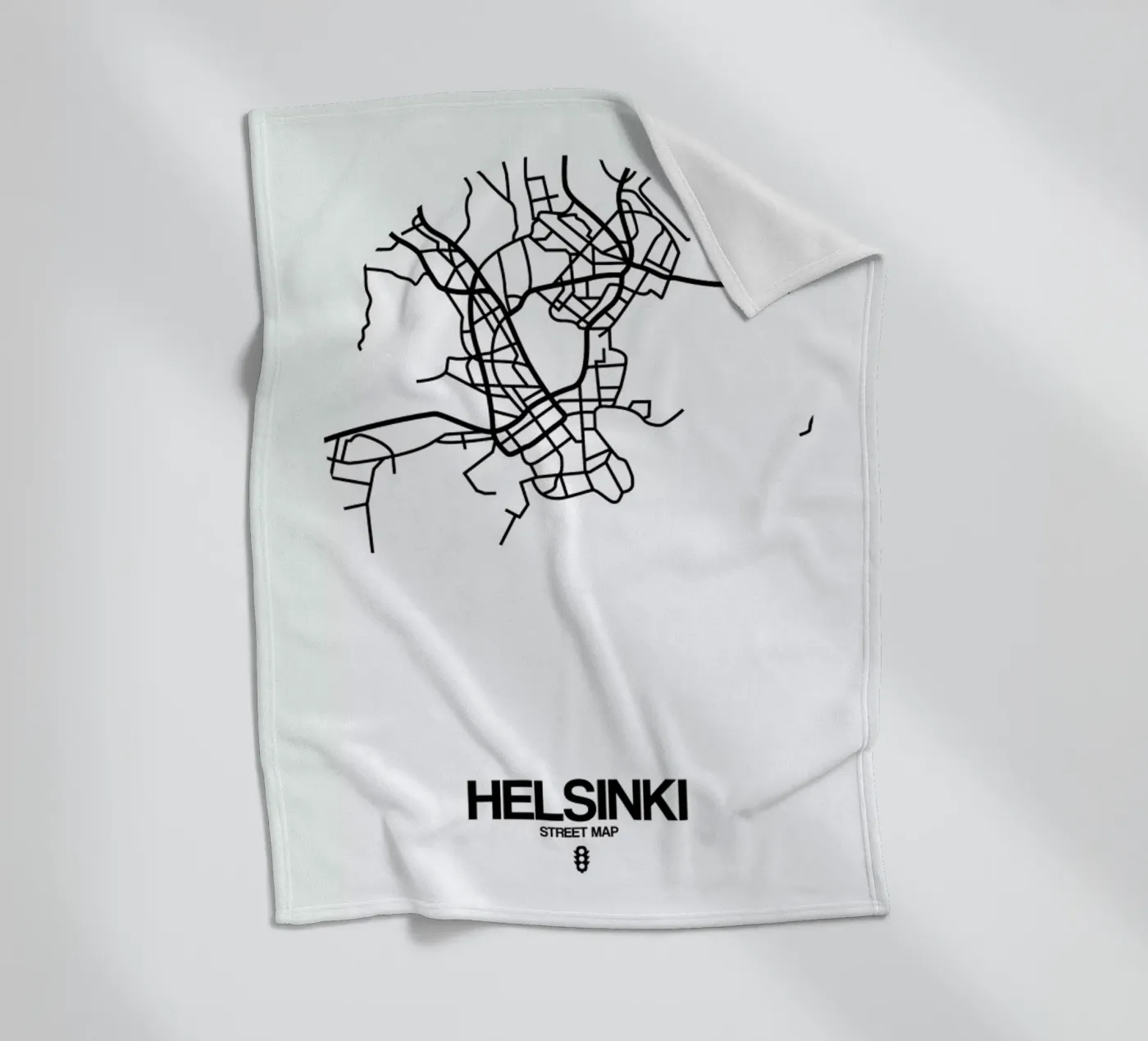 Helsinki Fleecedecke von Naxart