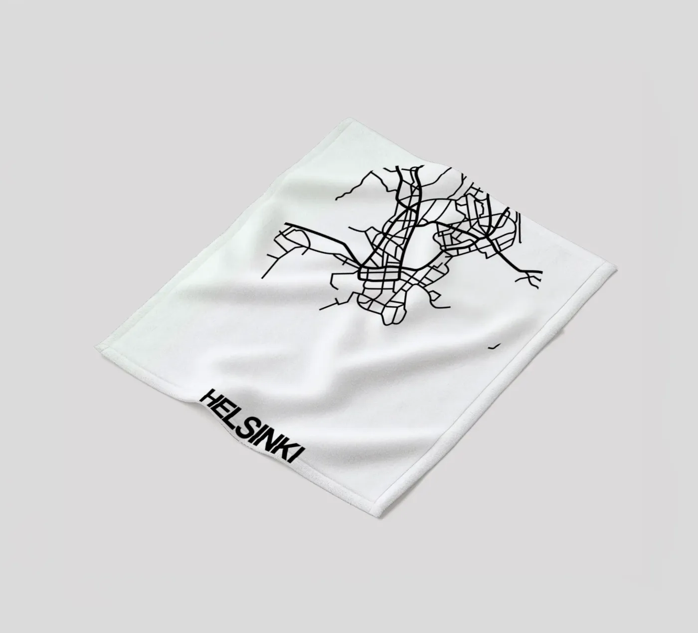 Helsinki Fleecedecke von Naxart