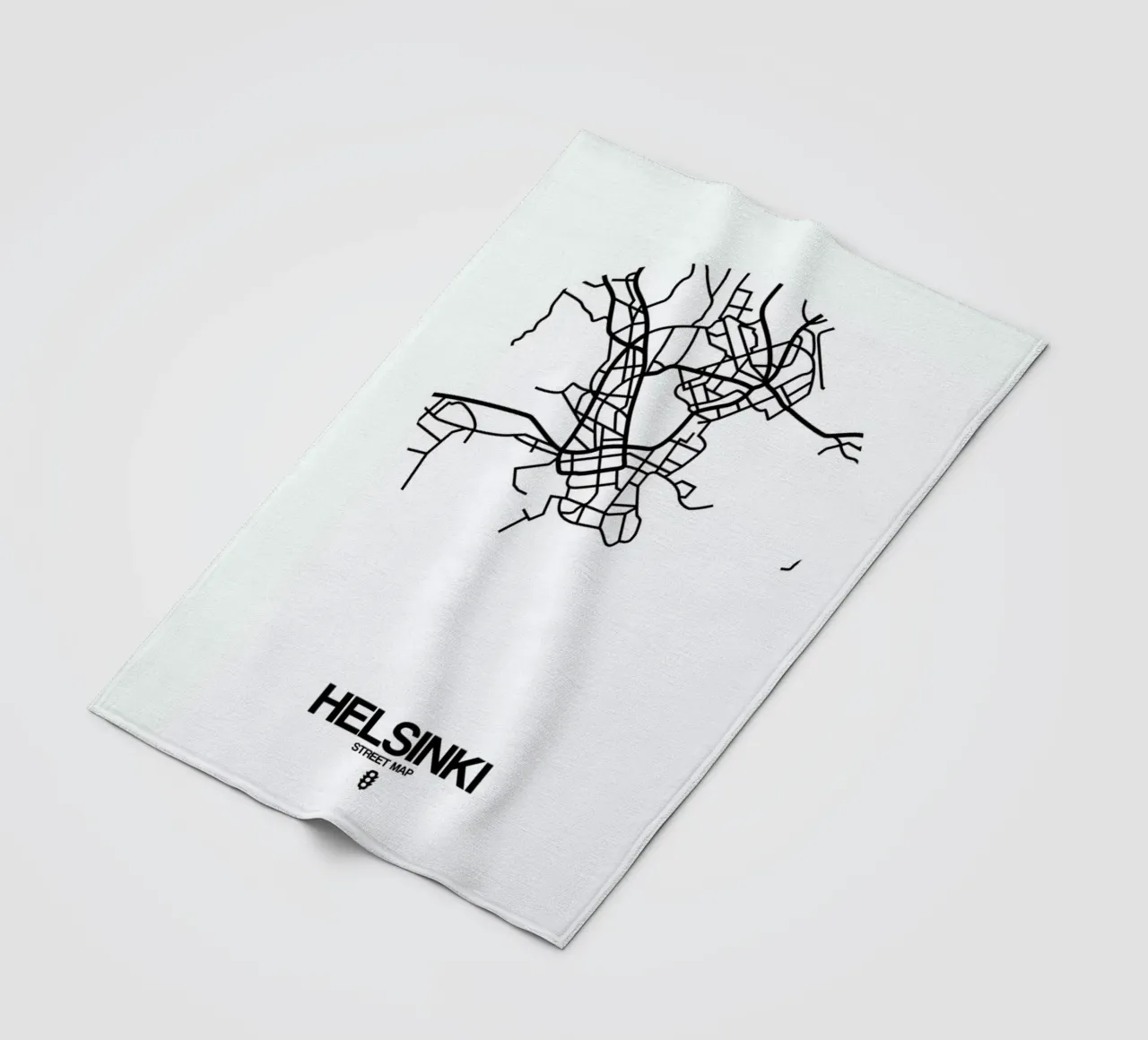 Helsinki coperta in pile da Naxart