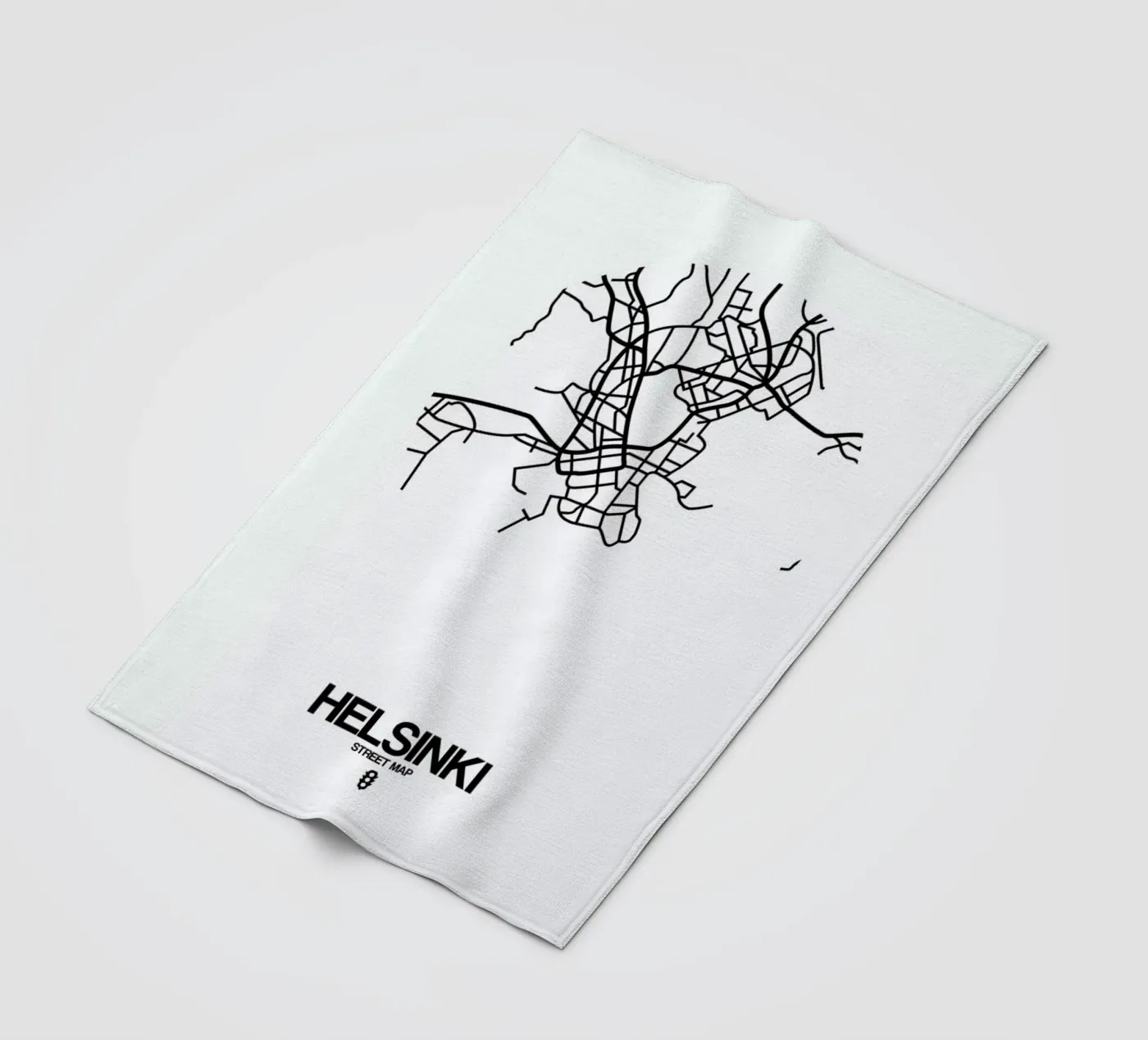 Helsinki Fleecedecke von Naxart