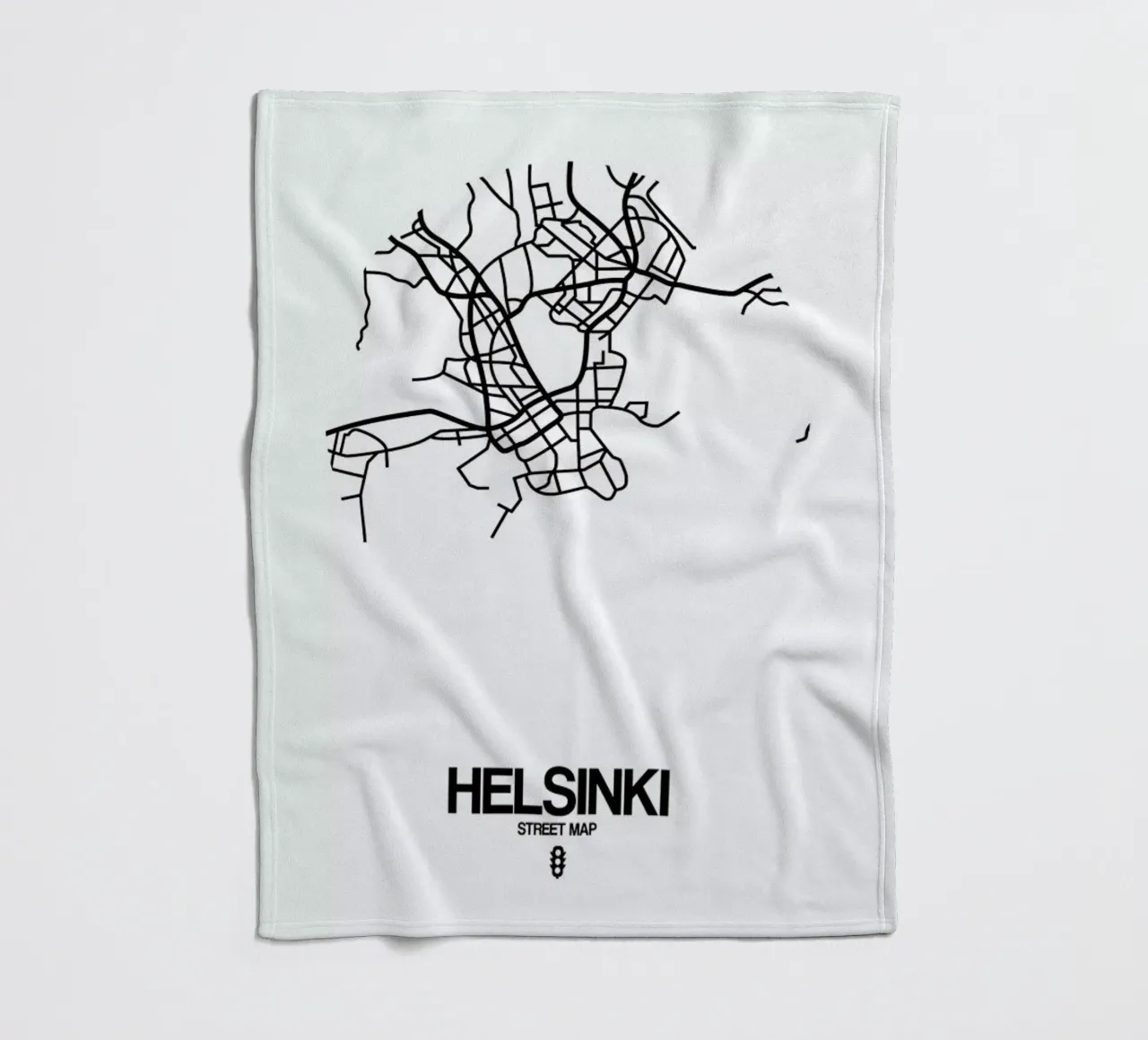 Helsinki coperta in pile da Naxart