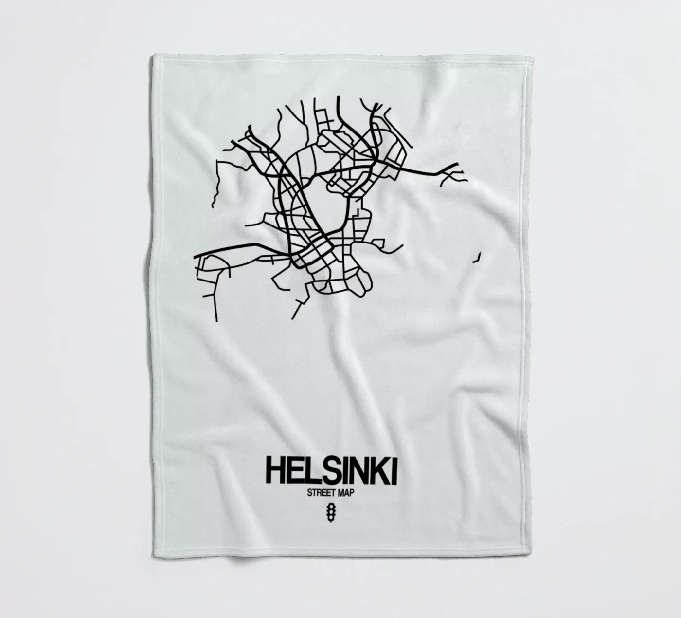 Helsinki Fleecedecke von Naxart