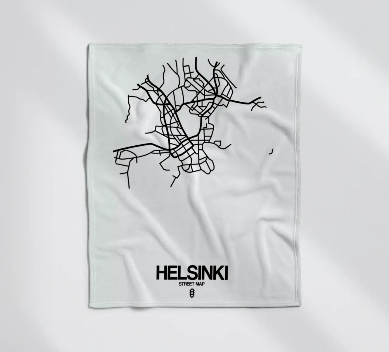 Helsinki coperta in pile da Naxart