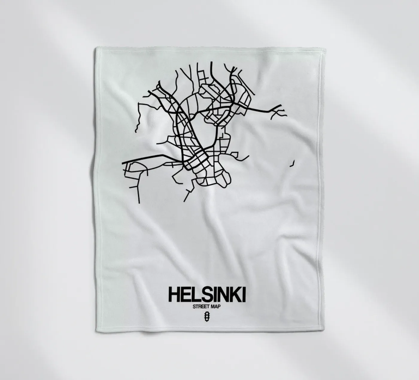 Helsinki Fleecedecke von Naxart