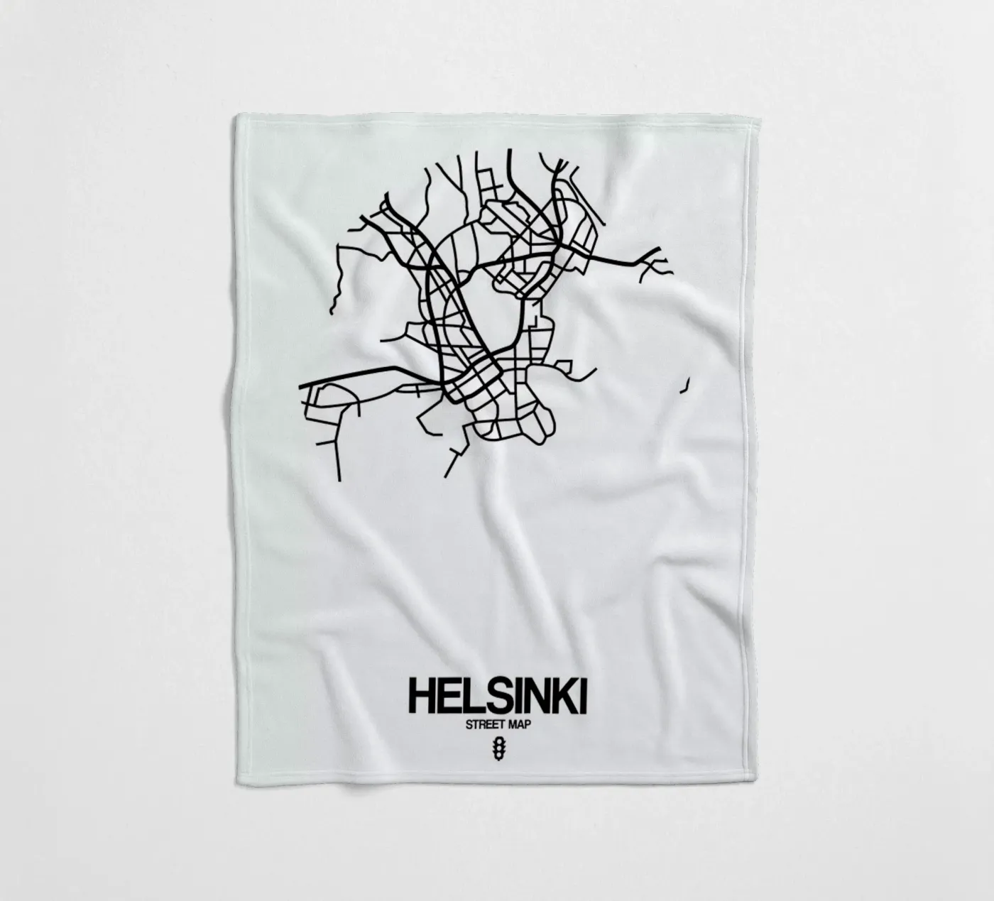 Helsinki Fleecedecke von Naxart