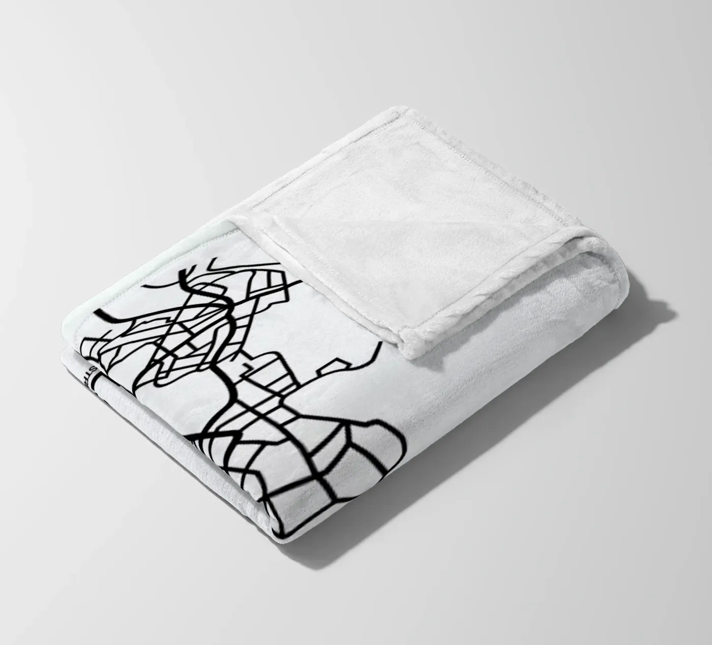 Helsinki Fleecedecke von Naxart