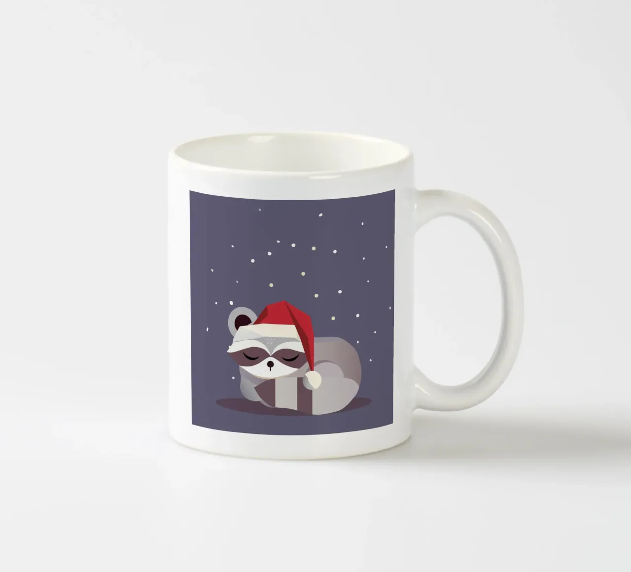 Babbo Natale addormentato - design natalizio tazza in ceramica da namosh