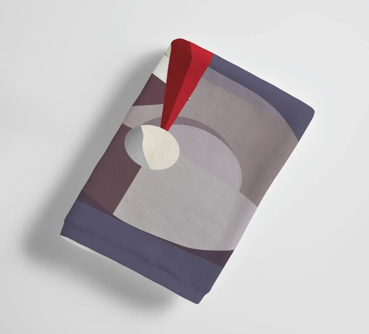 Babbo Natale addormentato - design natalizio asciugamano da bagno da namosh