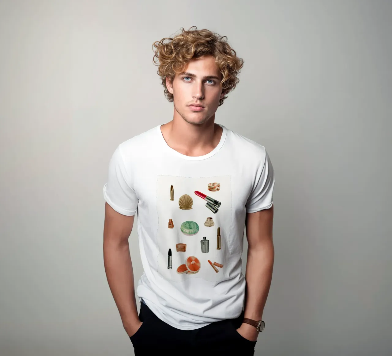 Il paradiso della bellezza t-shirt da Cassia Beck Collage