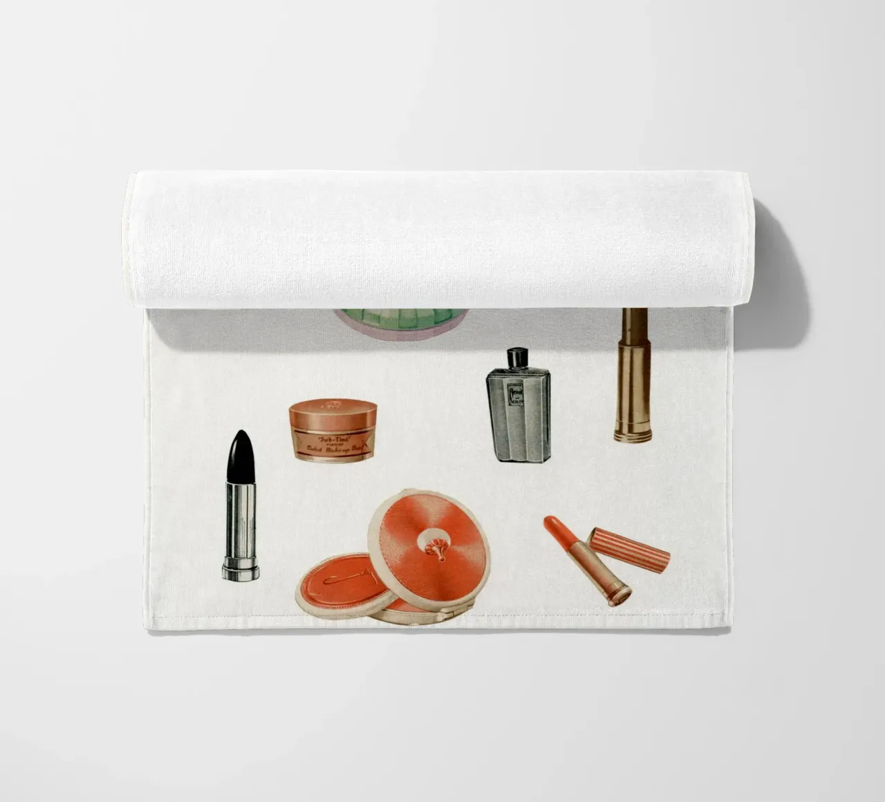 Beauty Heaven beach towel by Cassia Beck Collage