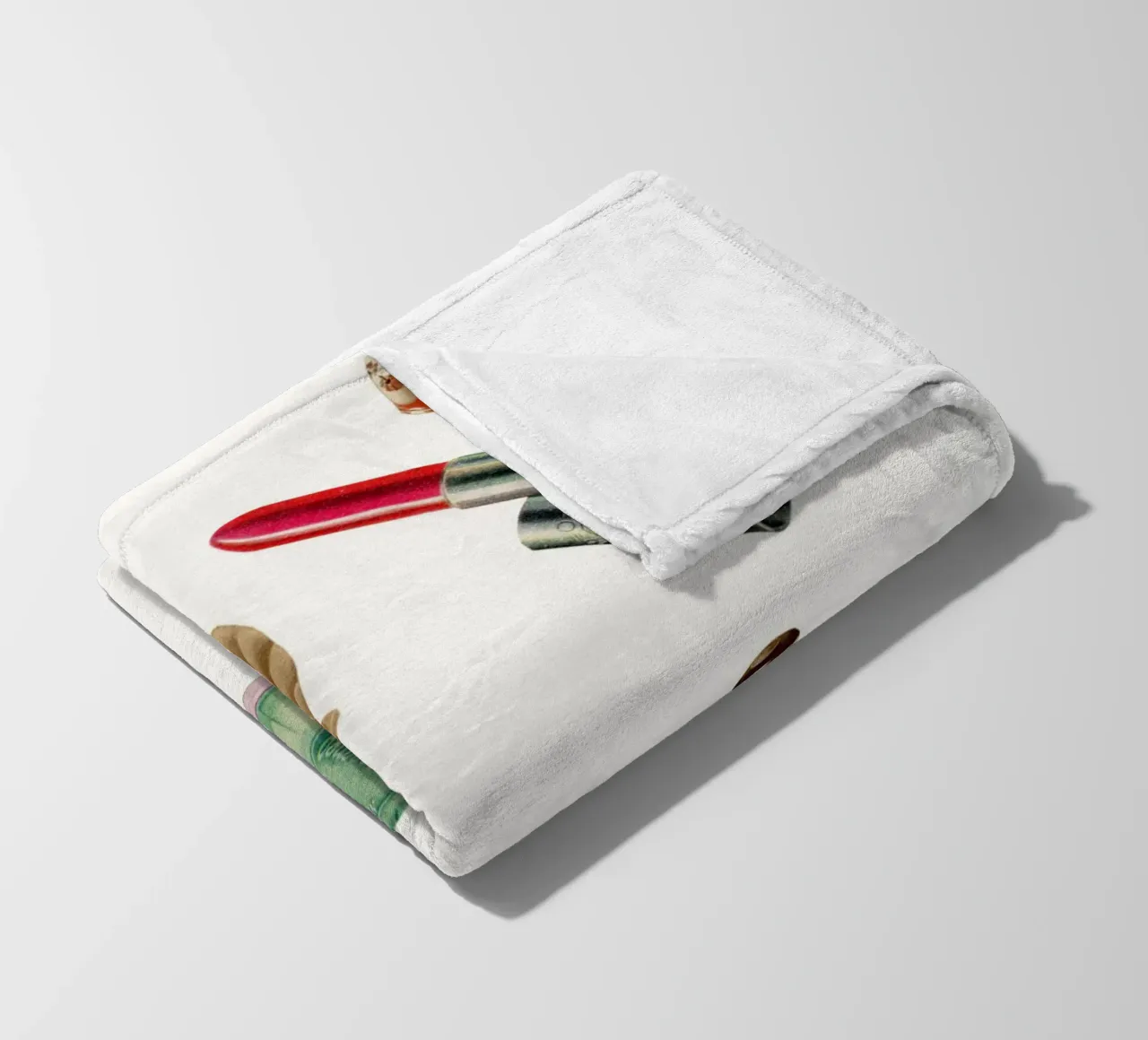 Beauty Heaven fleece blanket by Cassia Beck Collage