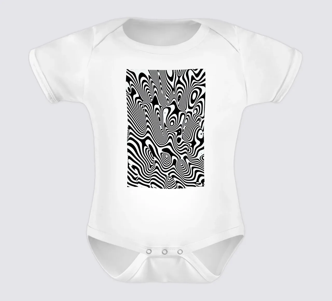 Trippy Background body neonato maniche corte da Danny Ivan