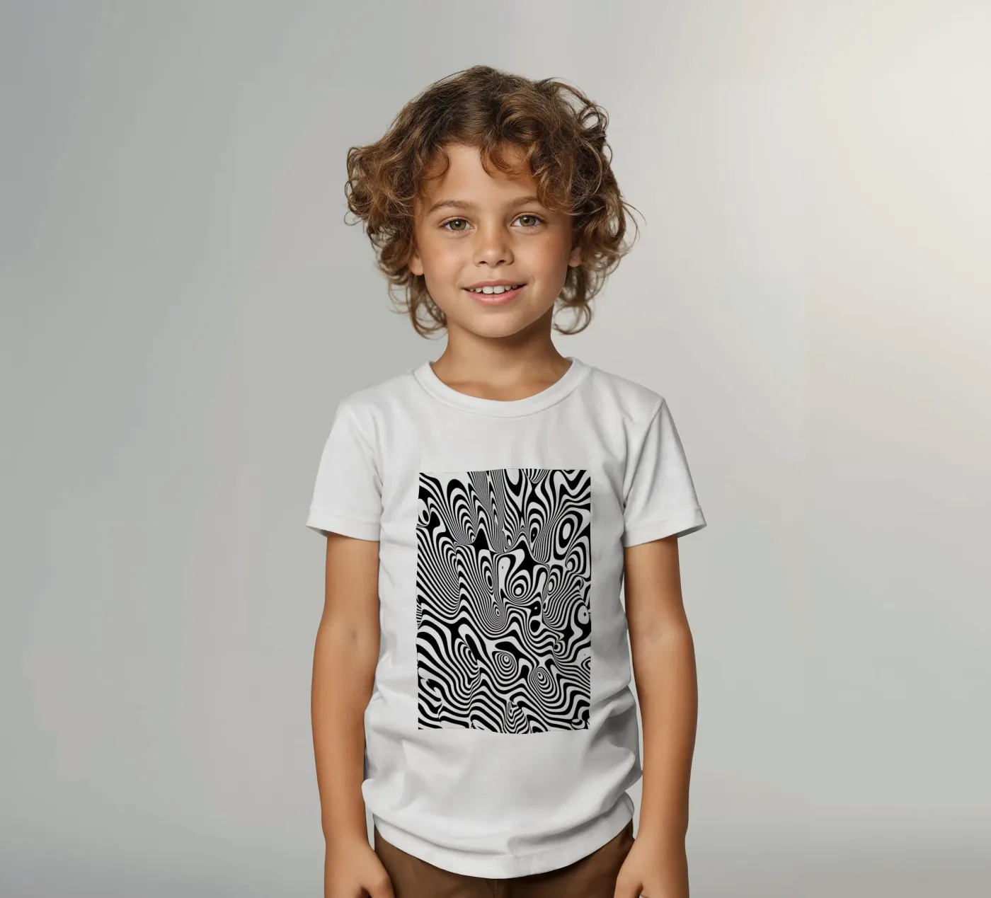 Trippy Background t-shirt bambini da Danny Ivan