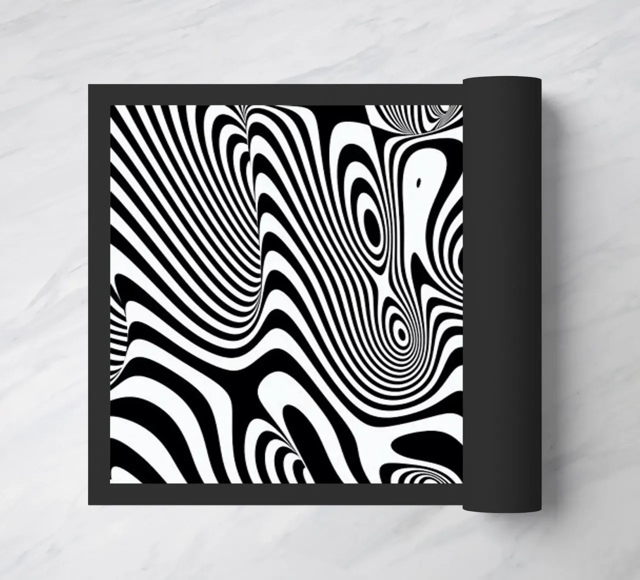 Trippy Background deurmat van Danny Ivan