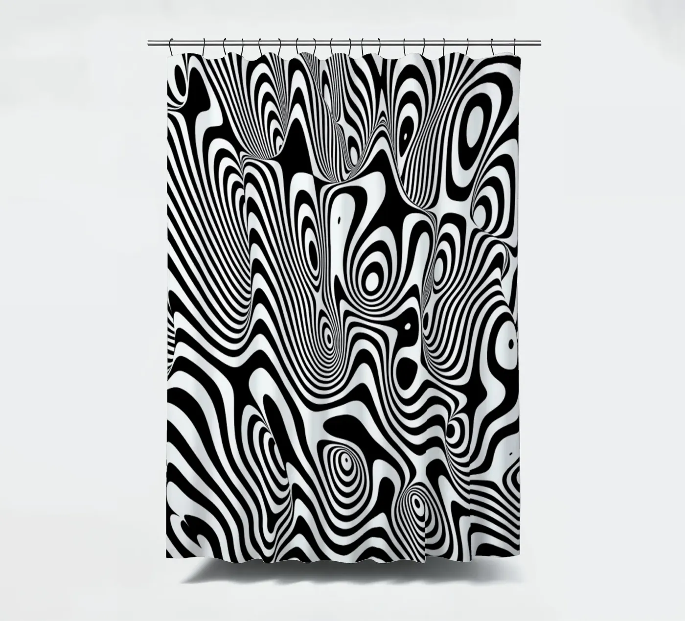 Trippy Background Duschvorhang von Danny Ivan