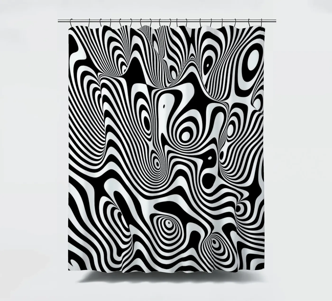 Trippy Background Duschvorhang von Danny Ivan