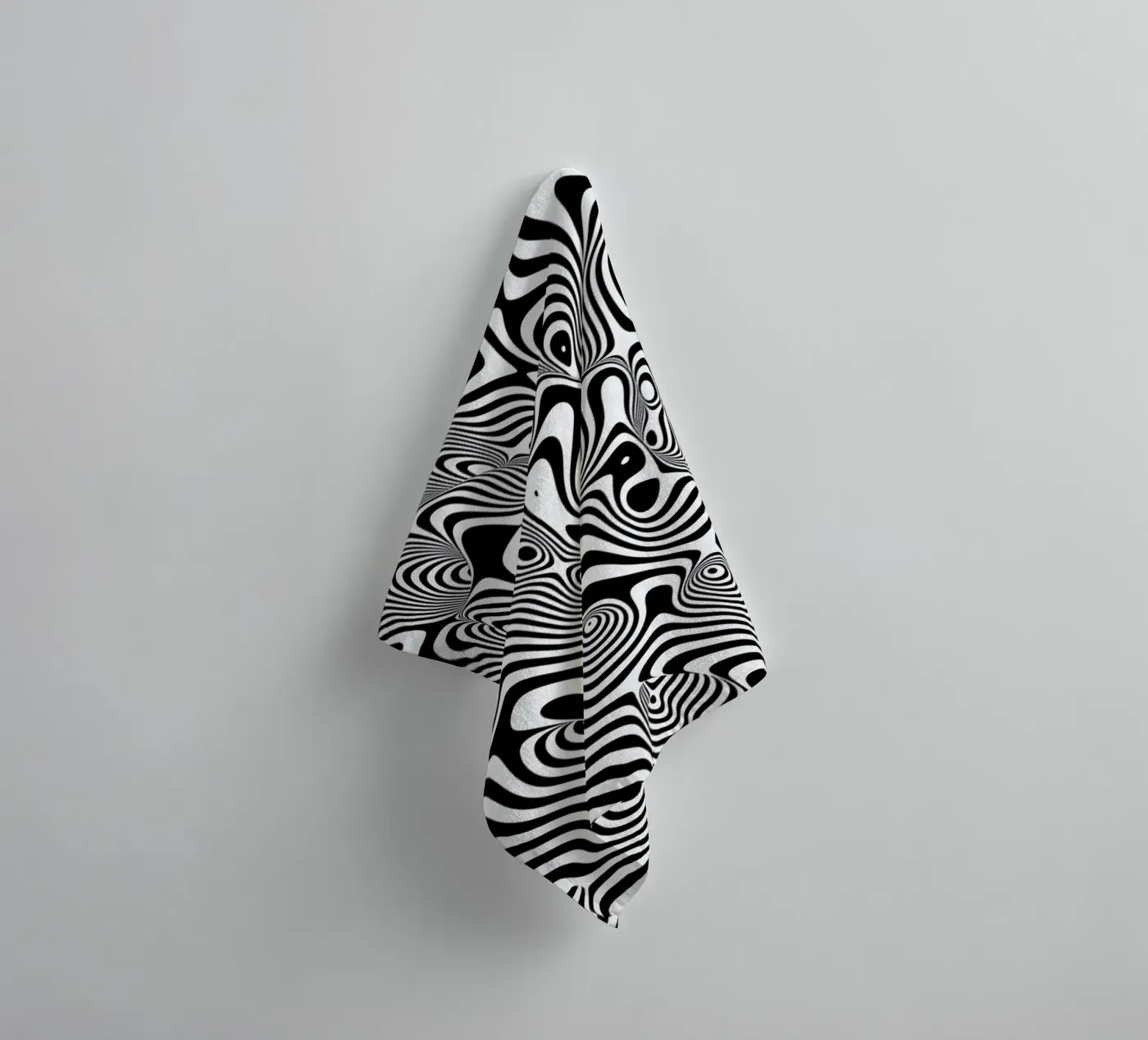 Trippy Background badhanddoek van Danny Ivan