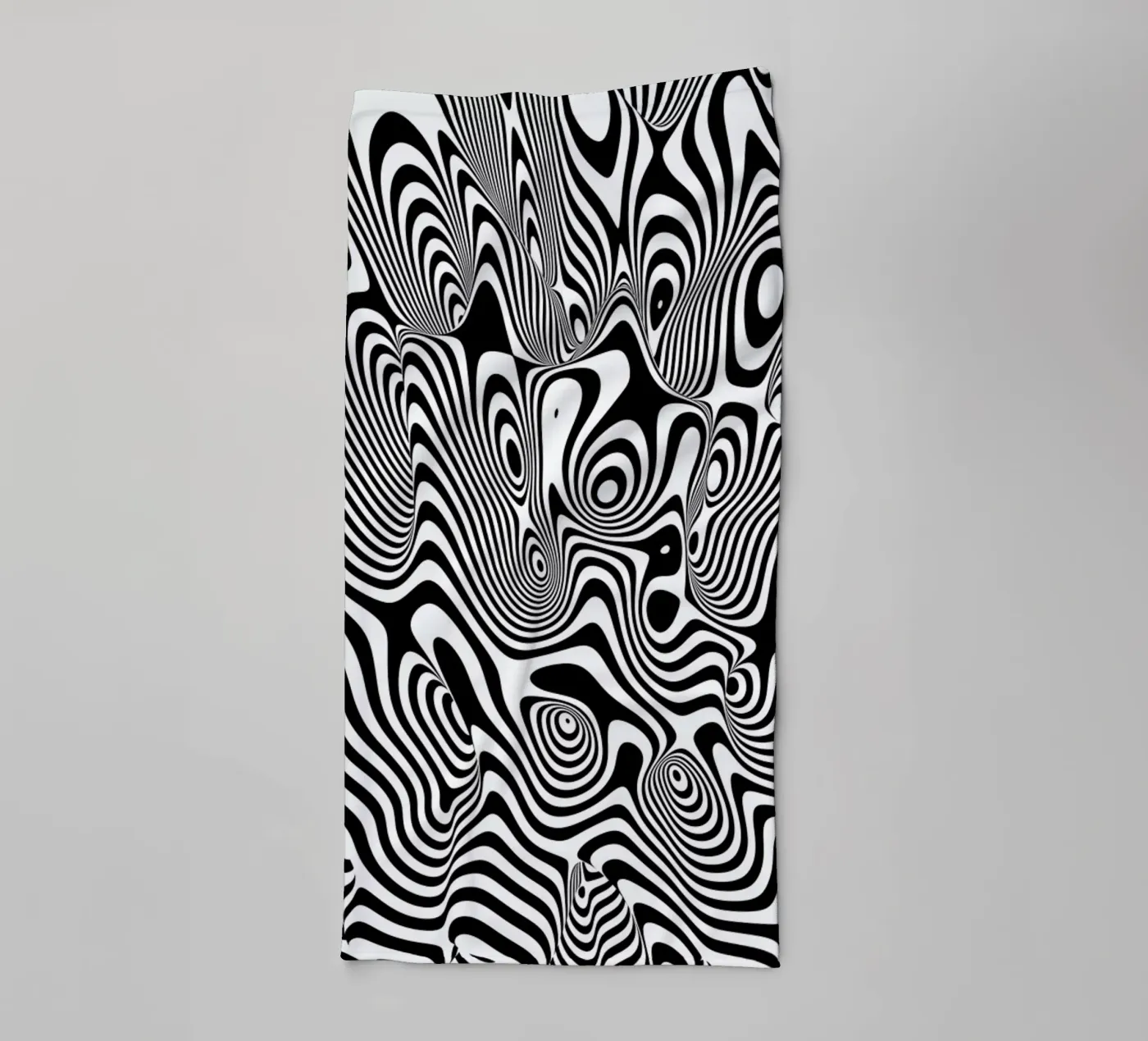 Trippy Background towel by Danny Ivan