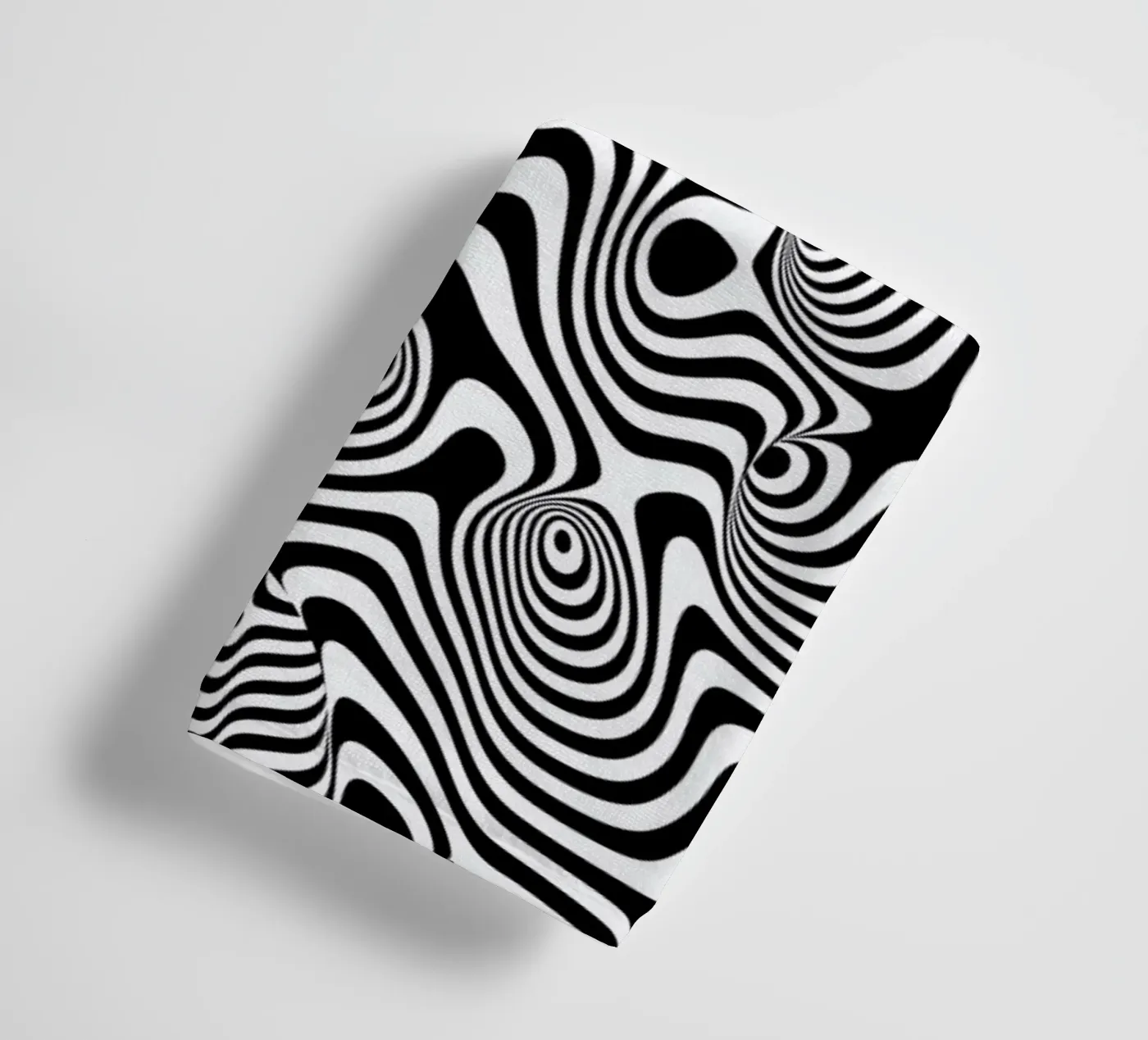 Trippy Background towel by Danny Ivan