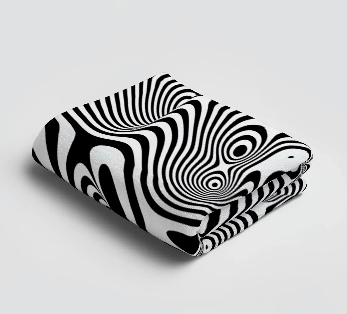Trippy Background towel by Danny Ivan