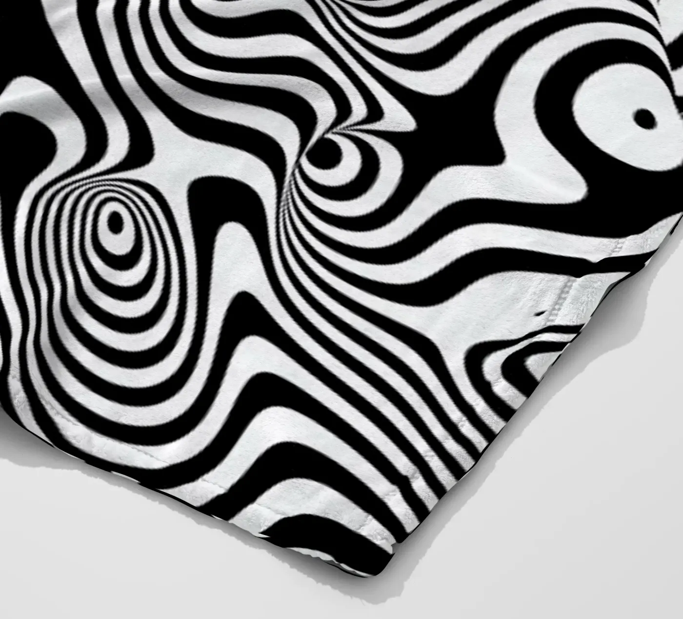 Trippy Background Fleecedecke von Danny Ivan