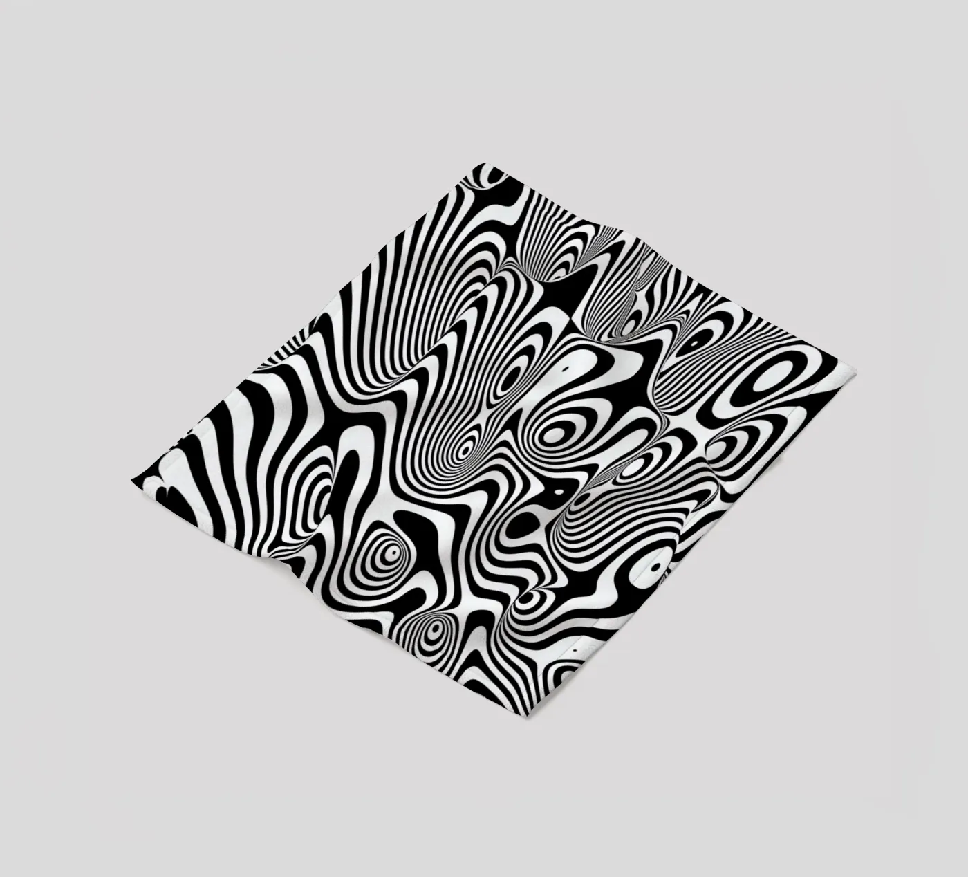 Trippy Background Fleecedecke von Danny Ivan