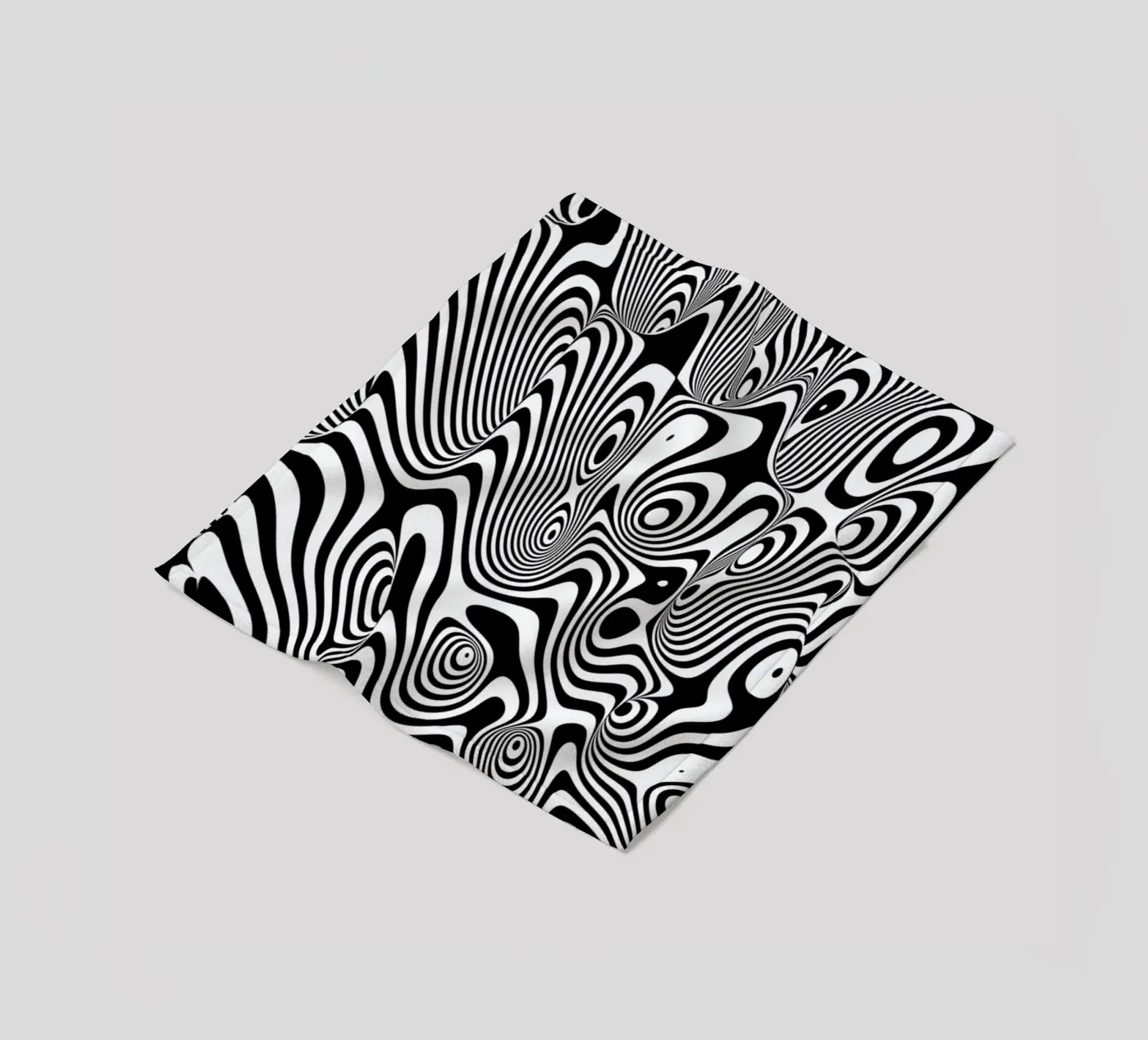 Trippy Background Fleecedecke von Danny Ivan