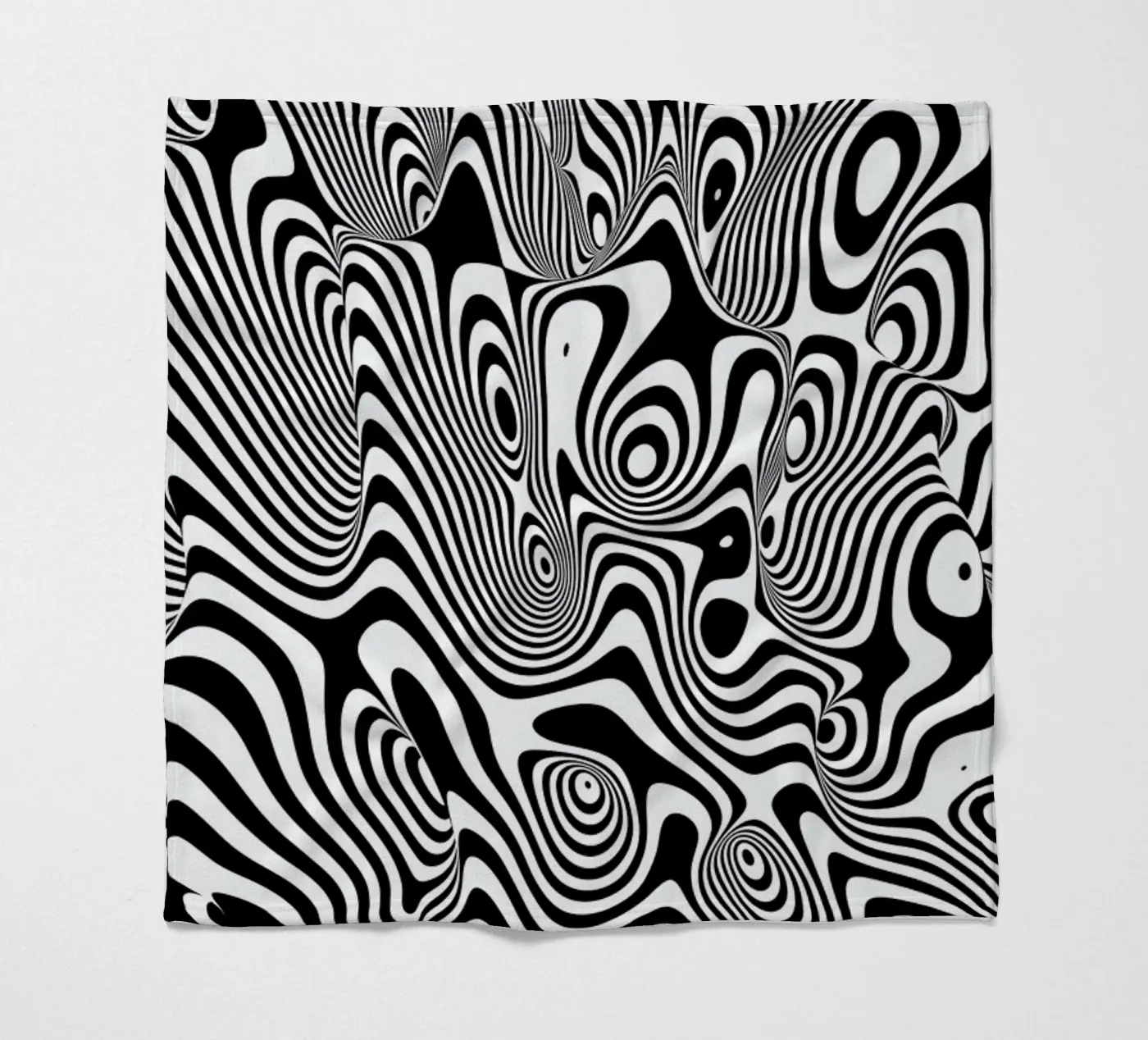 Trippy Background Fleecedecke von Danny Ivan