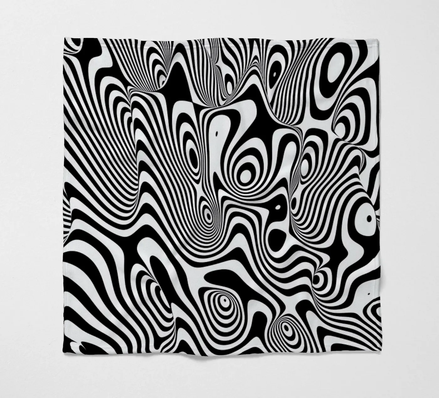 Trippy Background Fleecedecke von Danny Ivan