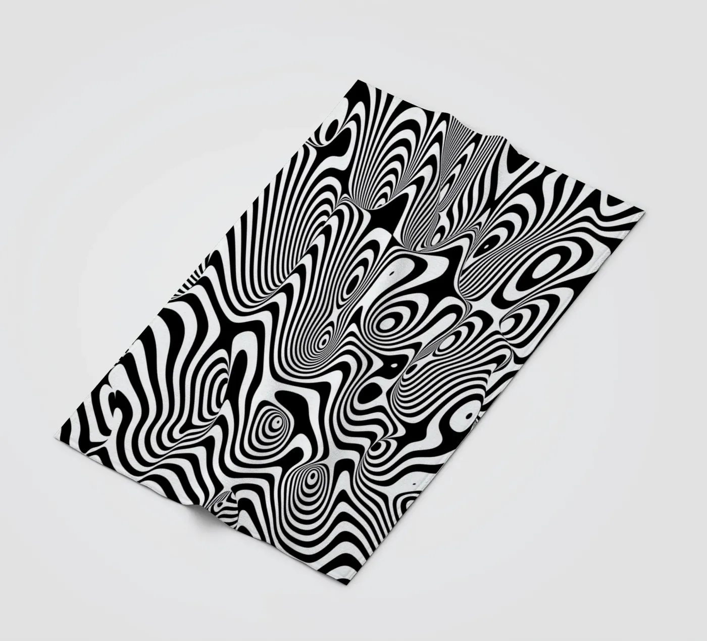 Trippy Background Fleecedecke von Danny Ivan