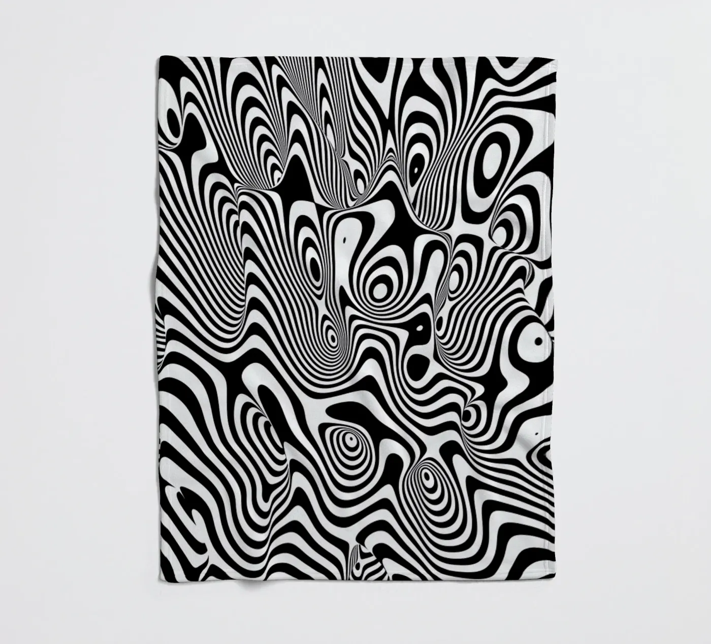 Trippy Background Fleecedecke von Danny Ivan