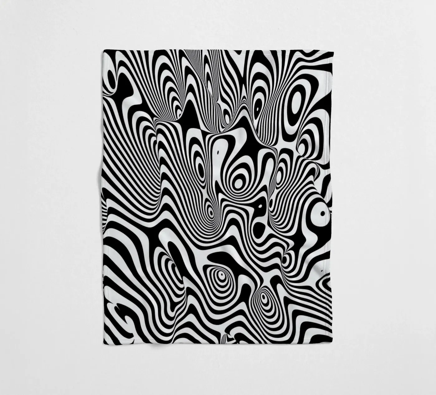 Trippy Background Fleecedecke von Danny Ivan
