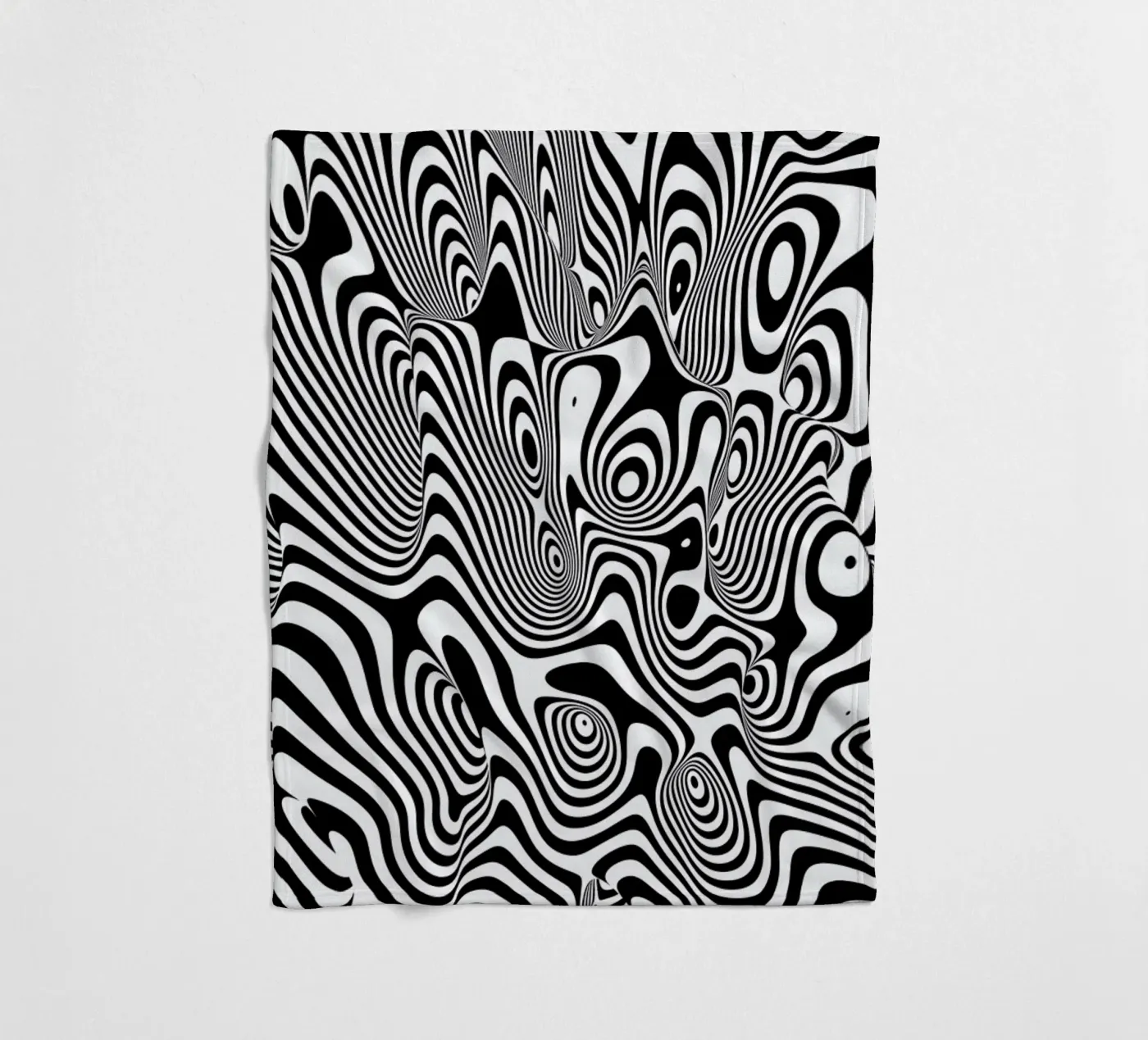 Trippy Background Fleecedecke von Danny Ivan