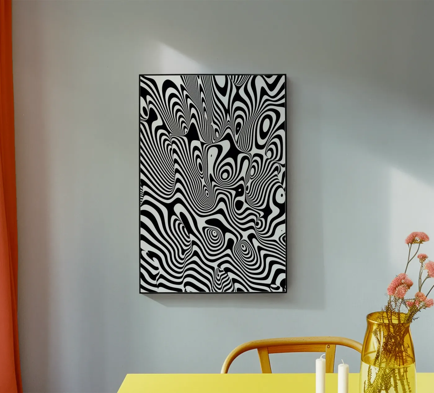 Trippy Background Acryl-Glas von Danny Ivan