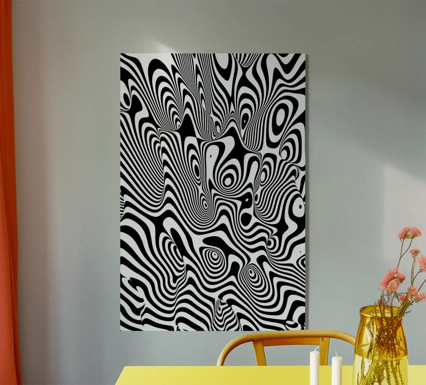Trippy Background Acryl-Glas von Danny Ivan