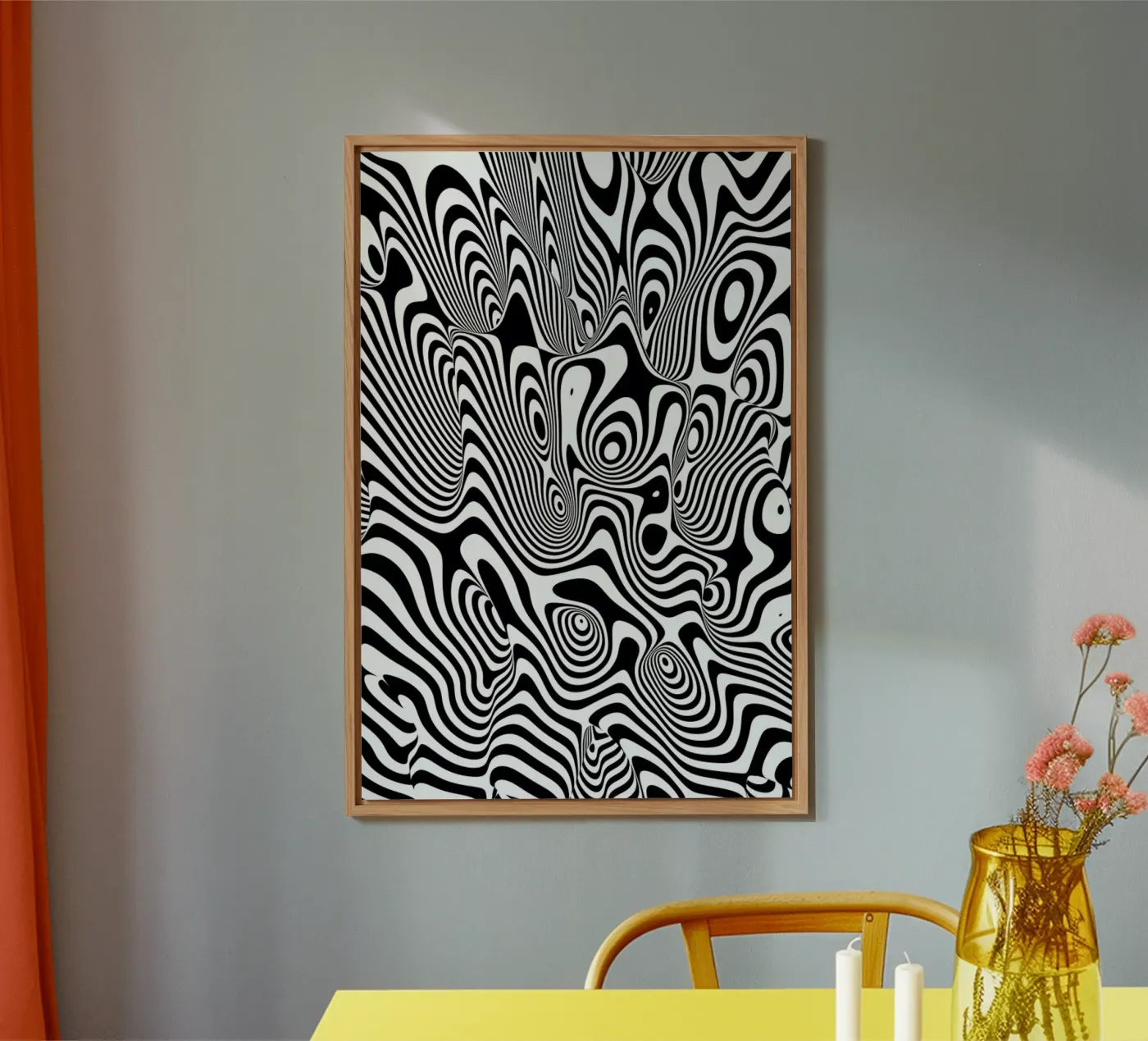 Trippy Background alluminio dibond da Danny Ivan