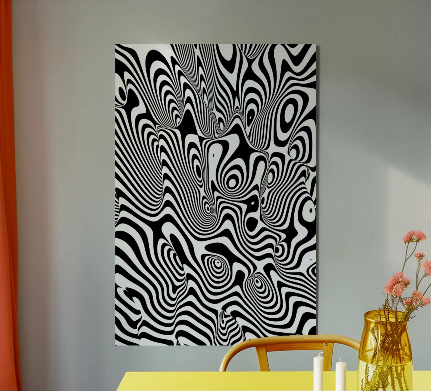 Trippy Background alluminio dibond da Danny Ivan