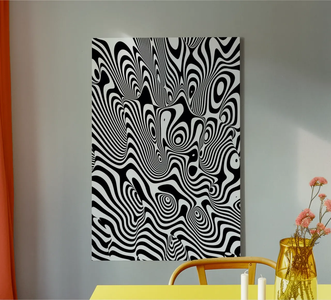 Trippy Background tela con Cornice a cassetta da Danny Ivan