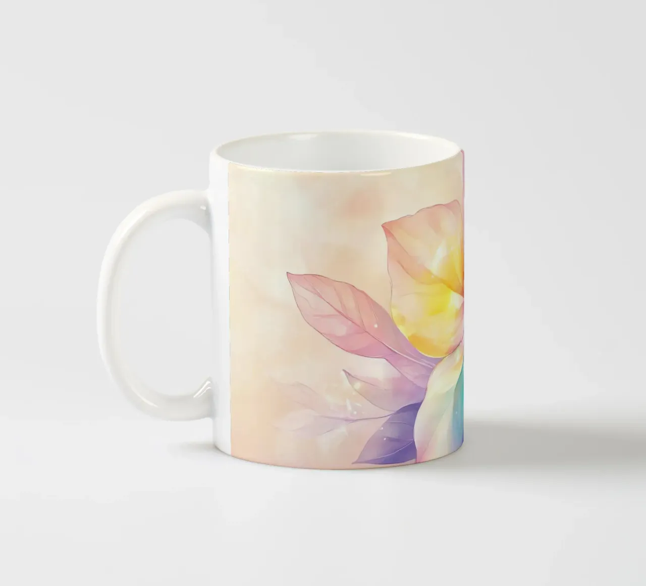 Harmonie Florale : L'anima dei fiori tazza in ceramica da Théïa's Fantasia World