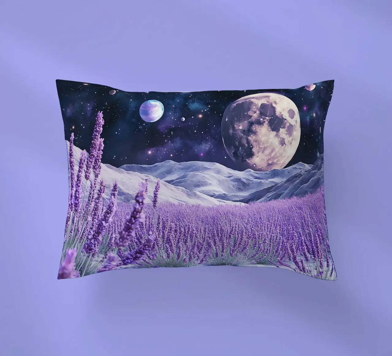 Harmonie Florale au clair de lune: L'anima dei fiori cuscino da Théïa's Fantasia World