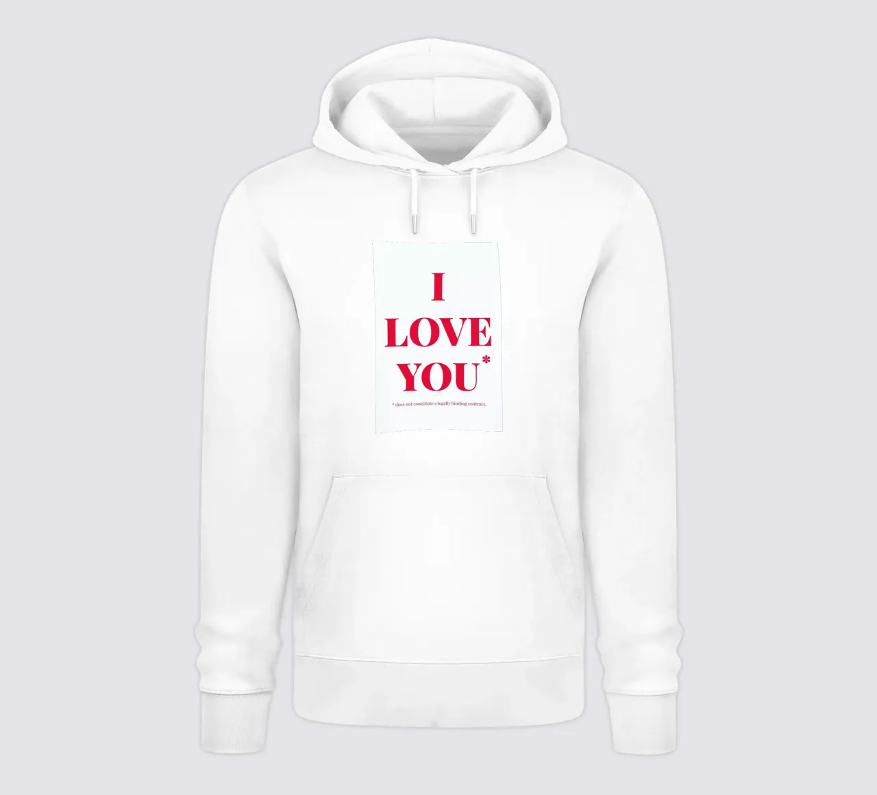 Love You felpa con cappuccio da Chris Wharton