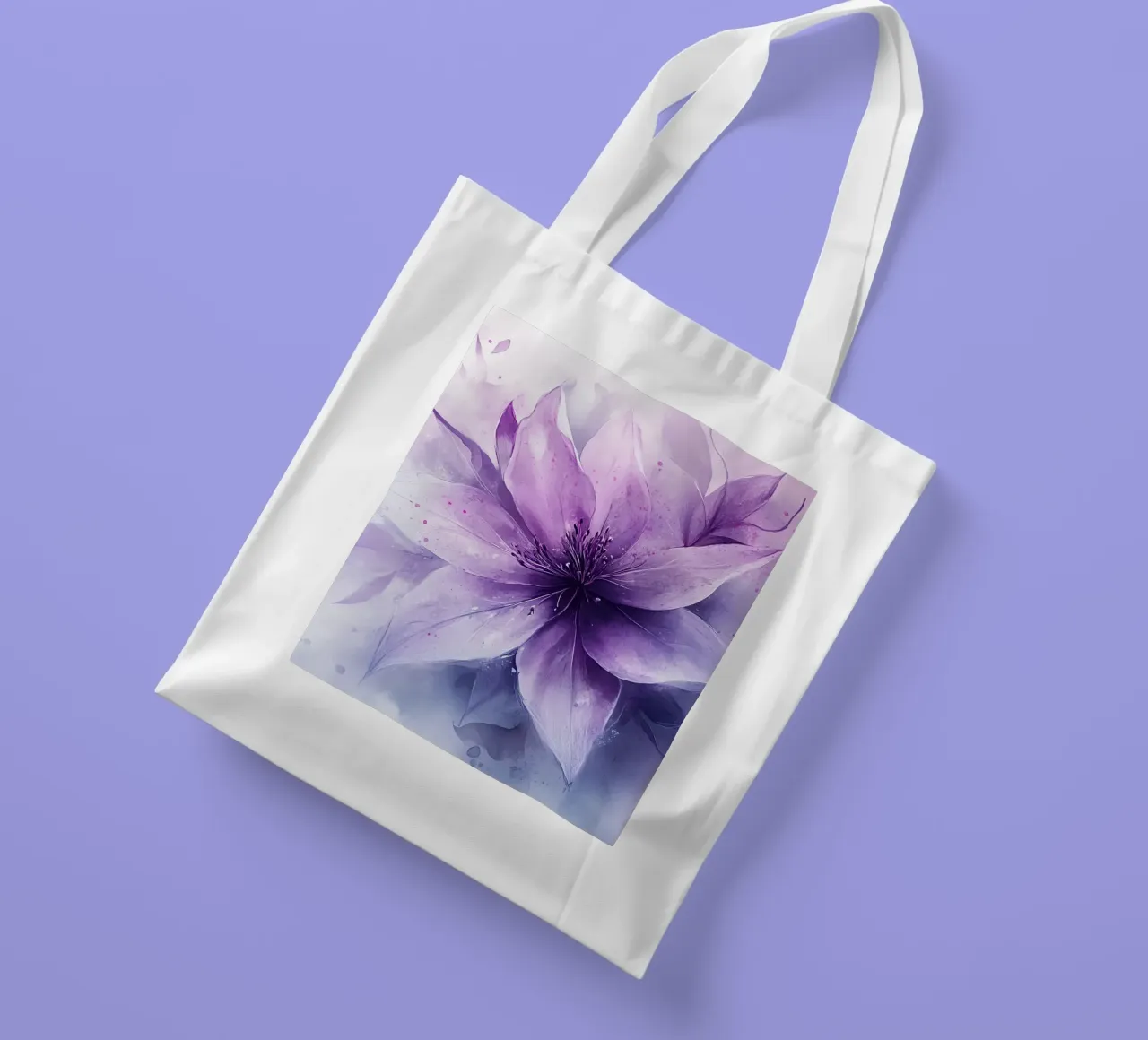 Harmonie Florale : L'anima dei fiori borsa in juta da Théïa's Fantasia World