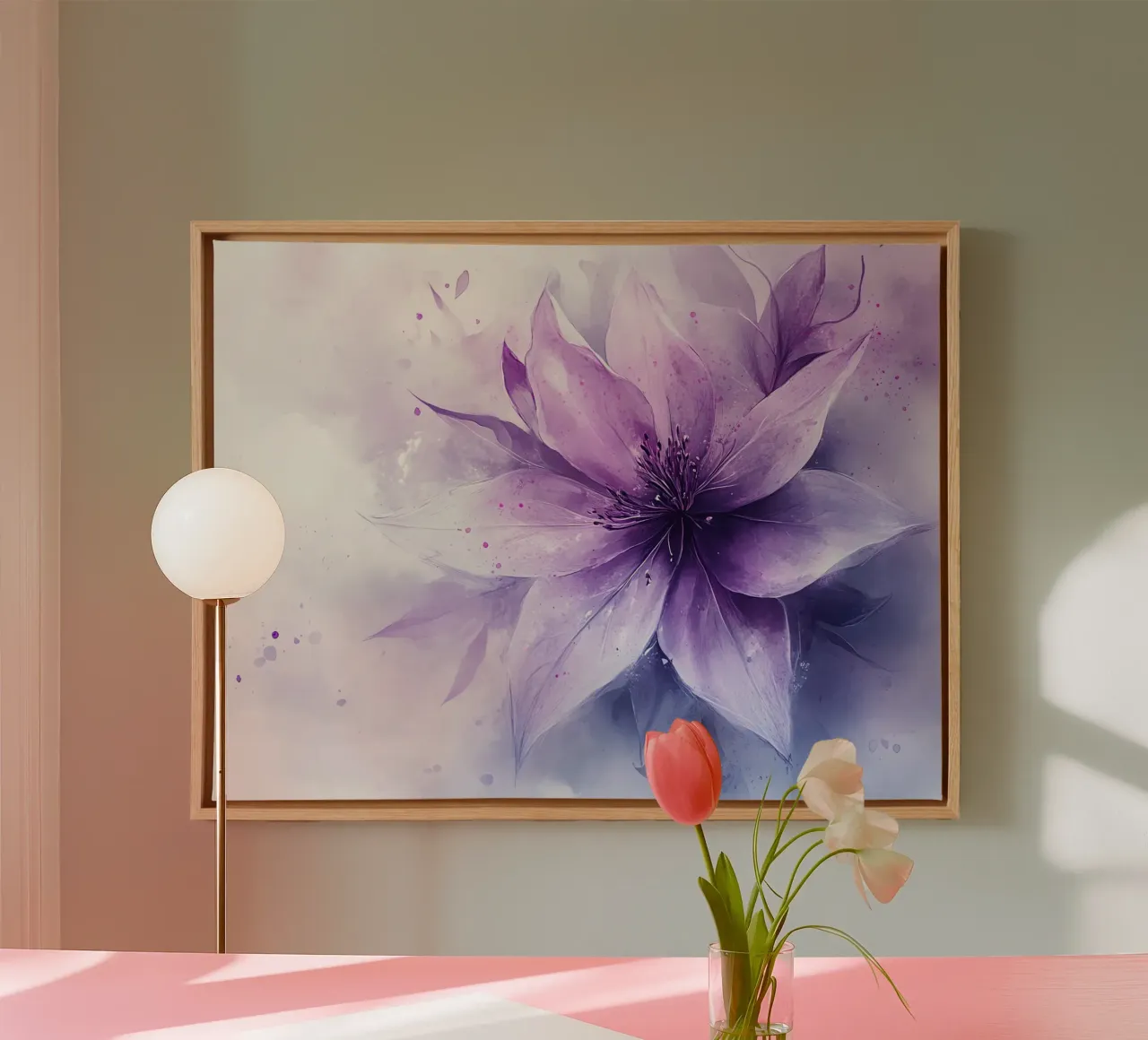 Harmonie Florale : L'anima dei fiori tela da Théïa's Fantasia World