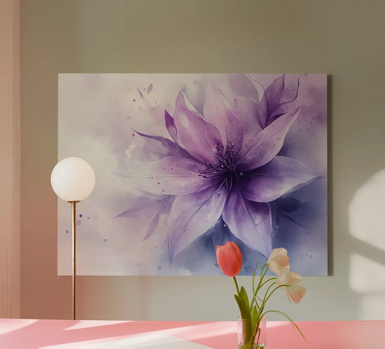 Harmonie Florale : L'anima dei fiori tela da Théïa's Fantasia World