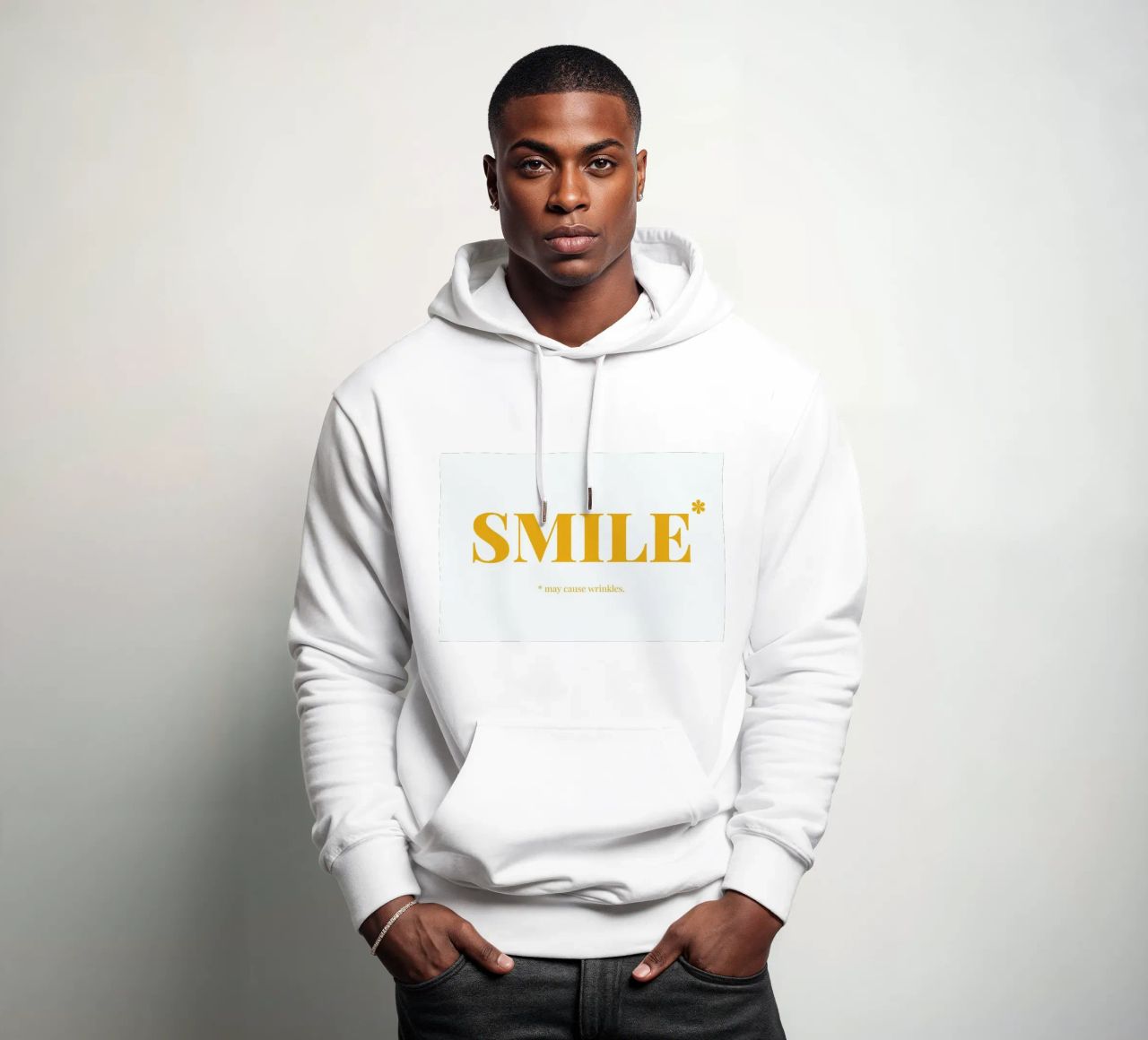 Smile felpa con cappuccio da Chris Wharton