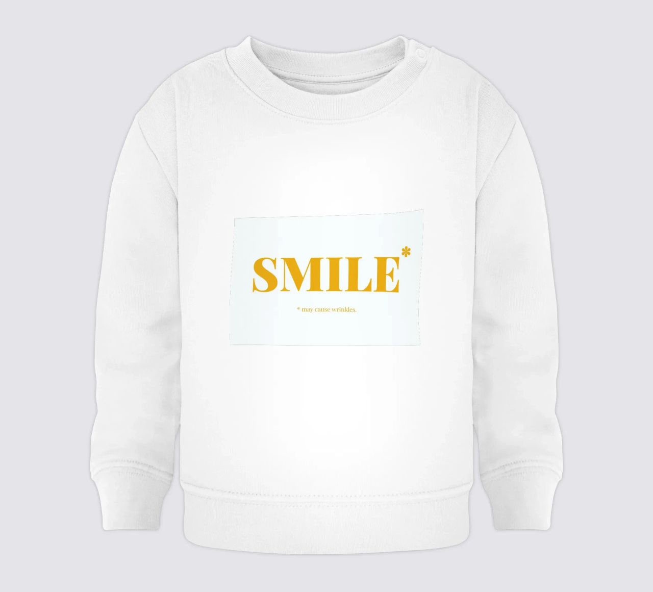 Smile felpa neonato da Chris Wharton