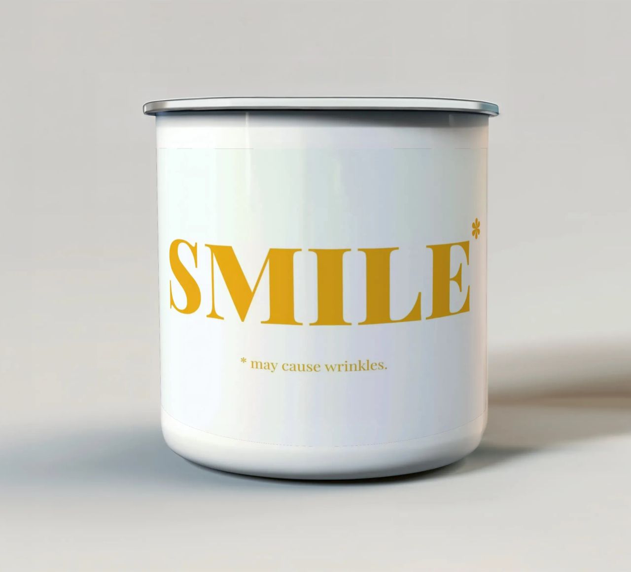 Smile tazza in smalto da Chris Wharton
