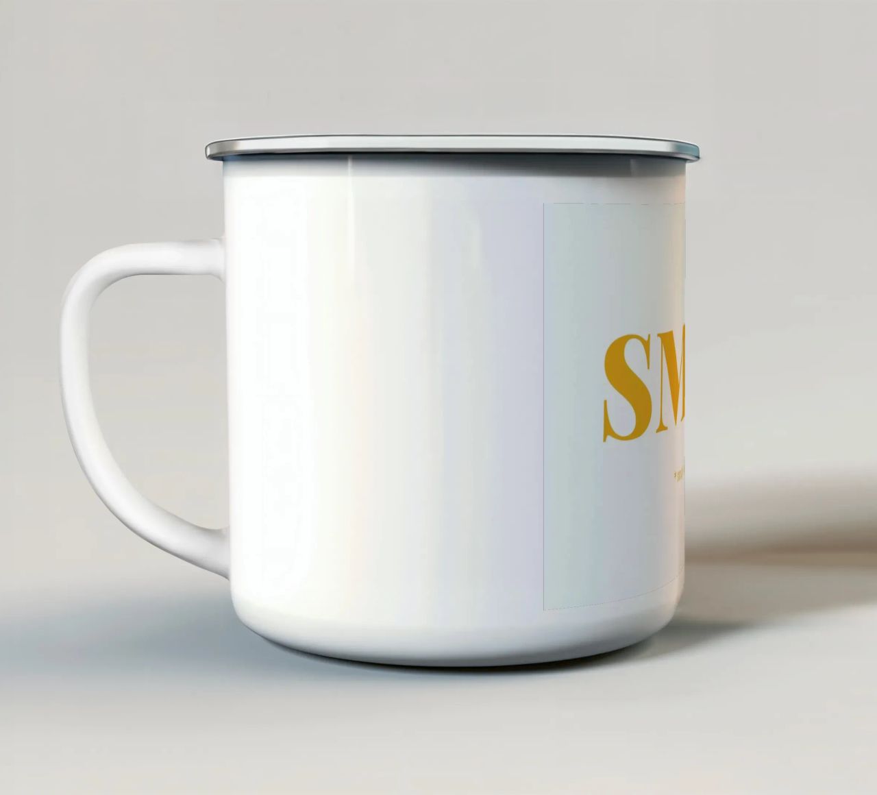 Smile tazza in smalto da Chris Wharton