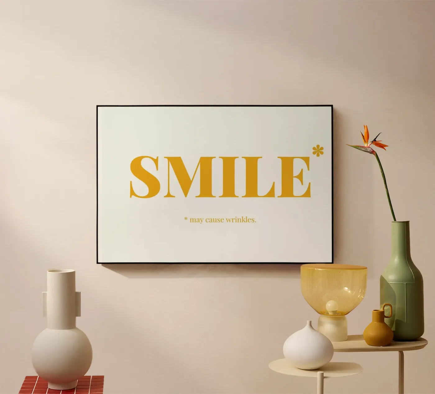 Smile Acryl-Glas von Chris Wharton