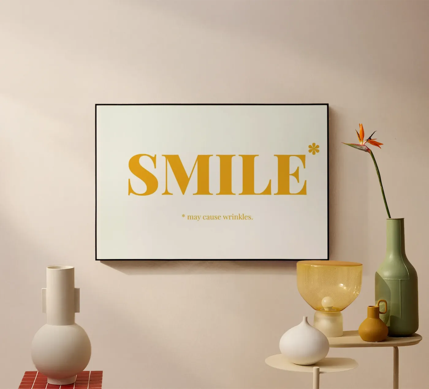 Smile Acryl-Glas von Chris Wharton